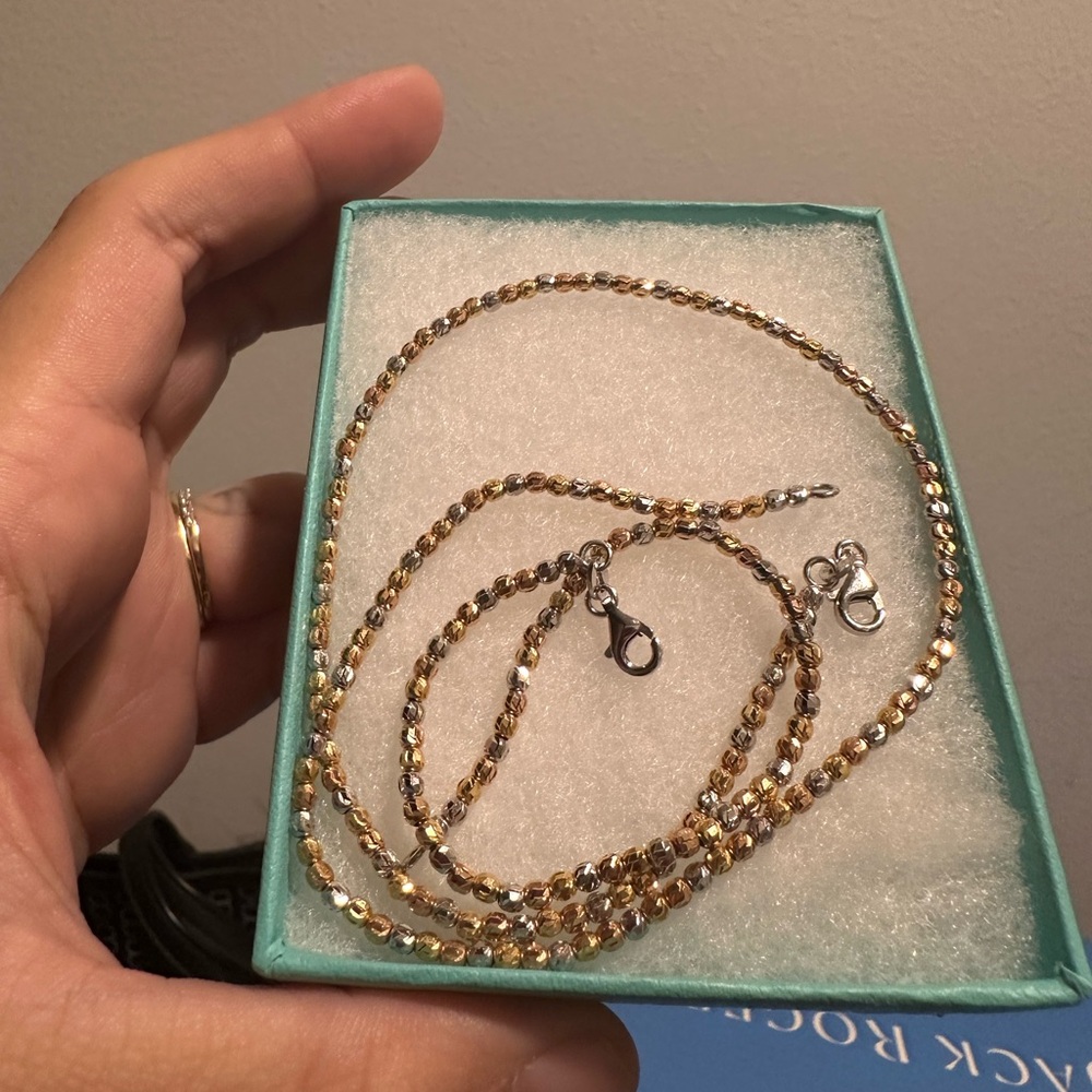 Tiffany & Co multi metal chain and bracelet